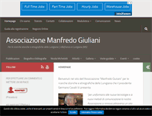 Tablet Screenshot of manfredogiuliani.com